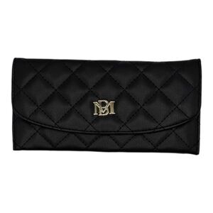 Badgley Mishka Black Quilted Wallet